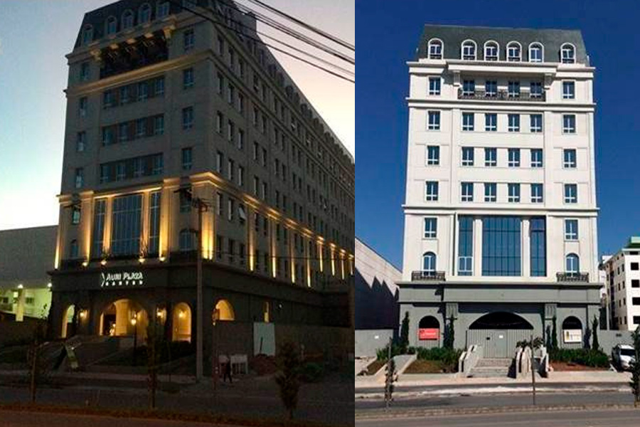 Auri Plaza Garten/Joinville - Fornecimento de mão de obra e material para pintura completa do empreendimento.